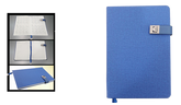 BLUE - A5 - Fabric Notebooks - Al Masam Stationery LLC